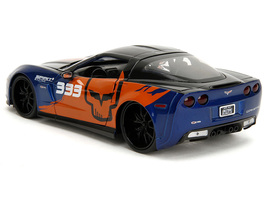 2006 Chevrolet Corvette Z06 #333 &quot;Spirit Racing&quot; Blue Metallic and Orang... - £33.32 GBP