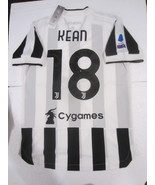 Moise Kean #18 Juventus FC Serie A Match Slim White Home Soccer Jersey 2... - $1,473.32 MXN