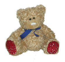 Ty Beanie Buddies Teddy Bear w/Sparkle Star Feet Plush 9 inch Stuffed Animal - £18.58 GBP