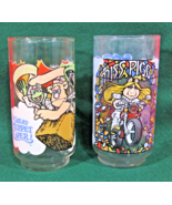 2 VTG 1981 McDonalds Promotional Glasses Great Muppet Caper Kermit Miss ... - £11.74 GBP