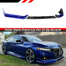 Yofer Night Pearl Blue Front Bumper Lip Splitters For Honda Accord 2021-... - $155.00
