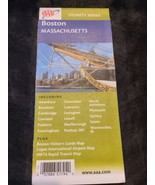 AAA Vicinity Series Boston Massachusetts City Street Road Map - $14.83 CAD