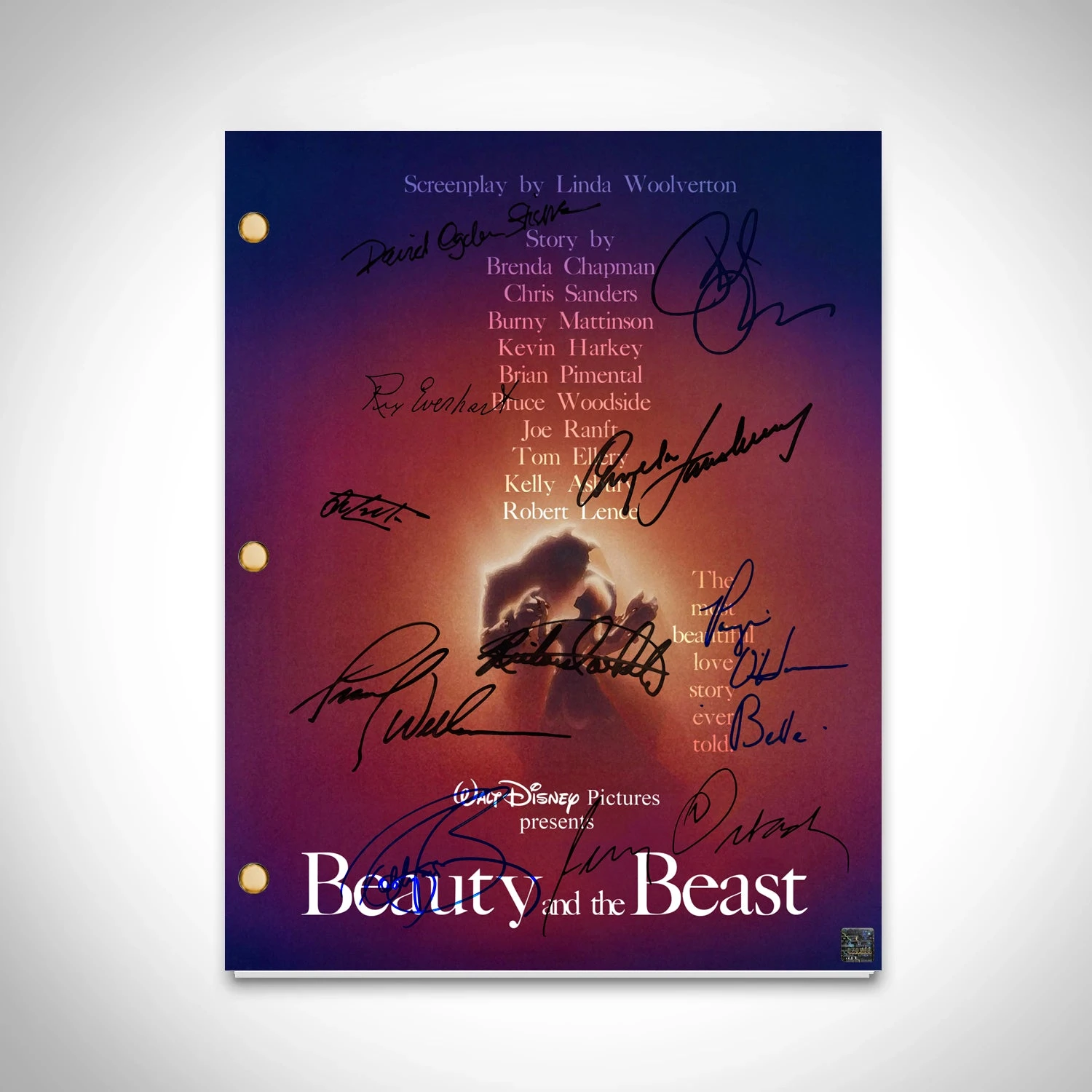 Beauty and the Beast (1991) Transcript Limited Signature Edition - $120.73