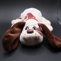 Pound Puppies White Puppy Dog With Brown Spots Stuffed Animal Plush 8 &quot; ... - £8.11 GBP