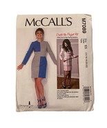 Mccalls Dress Pattern M7089 Perfect Fit Sizes 14 16 18 20 22  Long Sleeves - $148.33 MXN