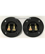 2X Gold Plated Banana Push Terminal Cup for Car Home Audio Speaker Box C... - £11.05 GBP