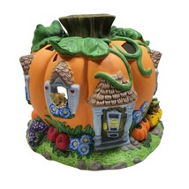 Partylite Pumpkin House And Mice Fall Autumn Tealight Candle Luminary Decoration - £30.07 GBP