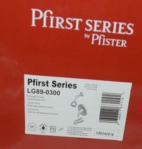 Pfirst Series LG890300 Polished Chrome Tub Shower Trim Kit Only image 8