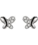 Youth .04 CTW Diamond Butterfly Earrings - $288.57 CAD+