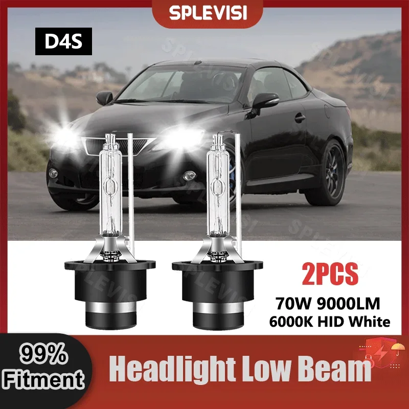 2PCS D4S Fitment Headlight HID Xenon Lamp Bulbs For Lexus IS 350 2013 2014 2015 - £26.89 GBP