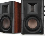 The Bookshelf Speaker Hivi-Swans D100 Active Bluetooth Powered, Wood Grain. - $259.94