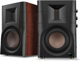 The Bookshelf Speaker Hivi-Swans D100 Active Bluetooth Powered, Wood Grain. - £203.70 GBP