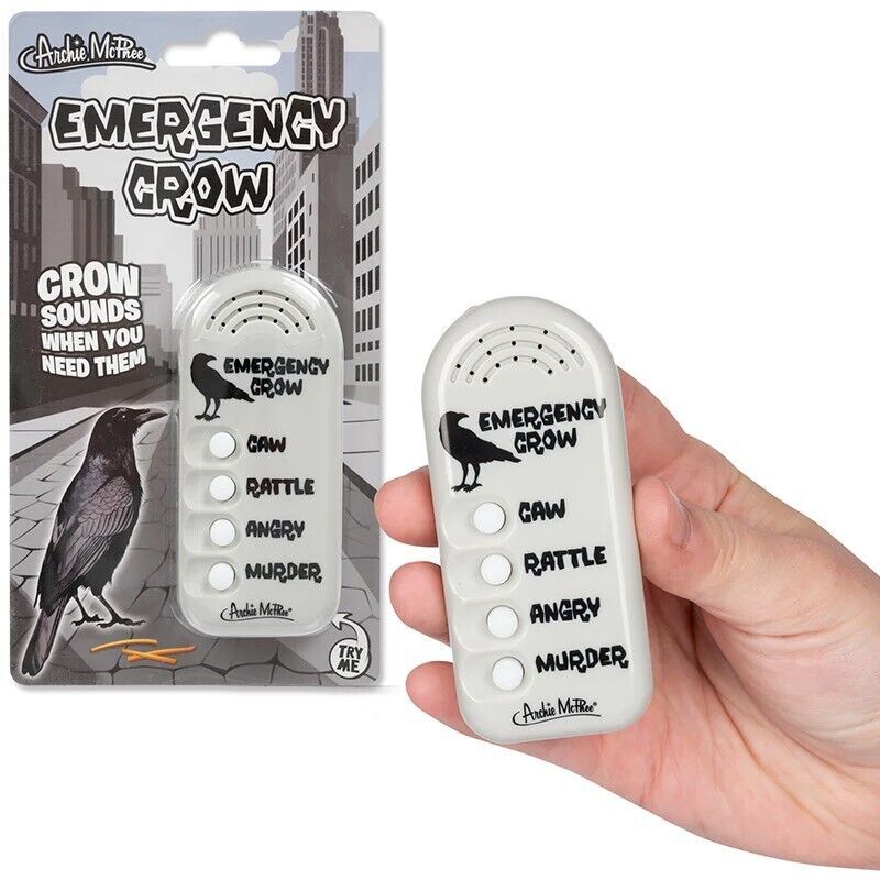 EMERGENCY CROW - 4 Different Sounds: CAW, RATTLE, ANGRY &amp; MURDER - Fun G... - $14.99