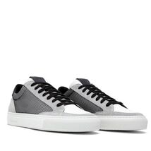 P448 Men's Soho Sneaker, Italian Leather, Black/Gray,, Size 11, Euro 44,... - $185.00