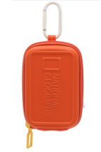 National Geographic Molded Pouch Keyring Keychain Accessory Orange N265A... - $35.55