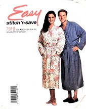 McCalls Sewing Pattern 7919 Unisex Adult Teen Robe Size S-M Loungewear  - £7.14 GBP