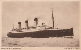 Postcard Cunard RMS Berengaria The First Cunard Queen - £10.17 GBP