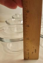 8 New Anchor Hocking 6 Oz Dessert Dishes with Plastic Lids image 7
