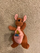 1997 Mattel 5&quot; Disney Winnie the Pooh KANGA &amp; ROO Stuffed Plush Toy - £9.57 GBP