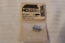 HO Scale Detail Associates, Pack of 6, Sand filler Cover, EMD Late Type,... - £9.48 GBP