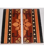 2 pc Antique MINTONS Tiles STOKE ON TRENT Made in England - $67.47 CAD