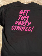 Men’s XL Pink Get This Party Started Tampa, FL 2019 Concert Shirt - £9.71 GBP