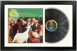 The Beach Boys &quot;Pet Sounds&quot; Original Vinyl Record Professionally Framed Display - £157.37 GBP