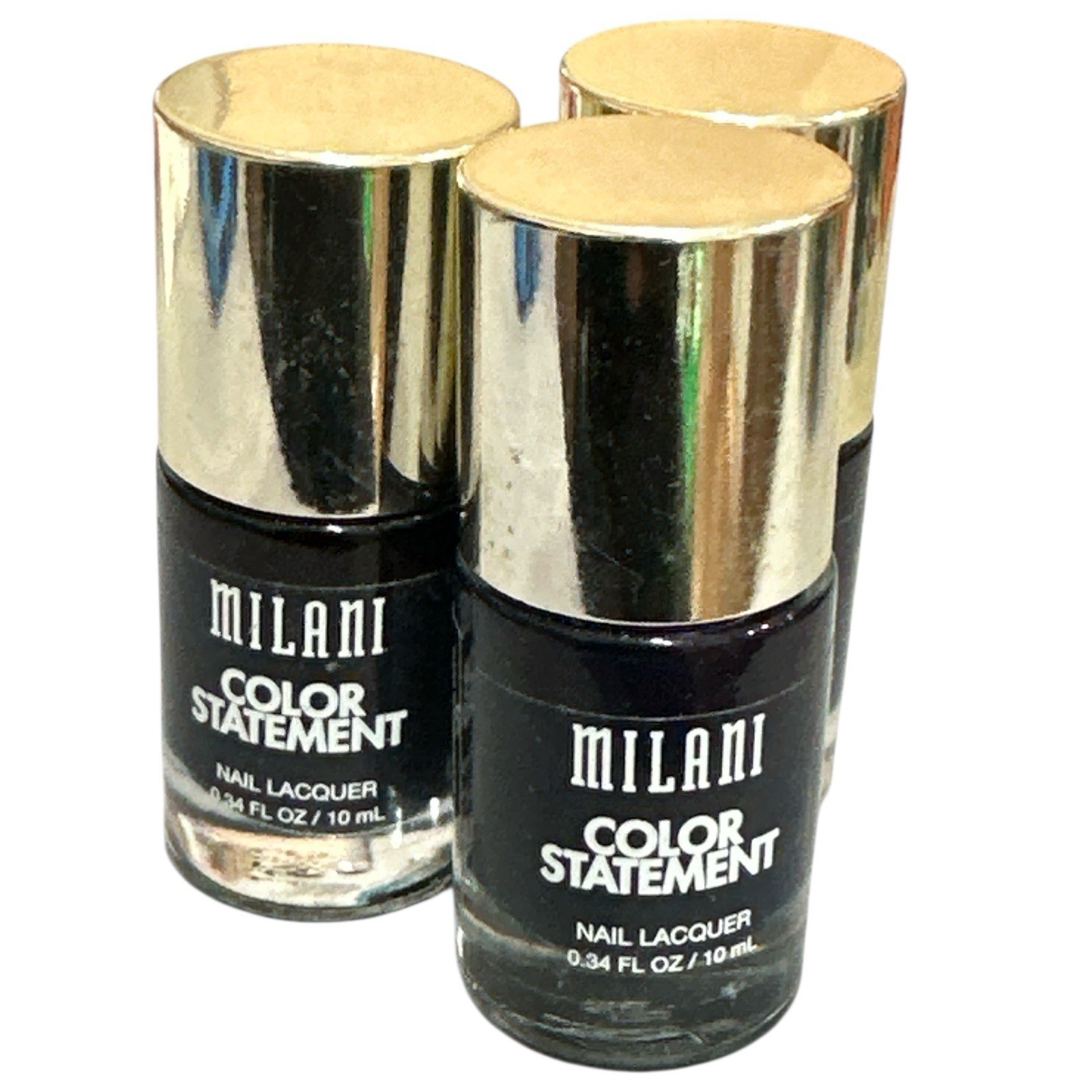 3 MILANI Color Statement Nail Lacquer Polish #501 ENCHANTED SAPPHIRE - $12.50