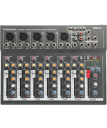 4/7 Channel Professional Powered Mixer Power Mixing Live Studio Audio So... - £72.61 GBP