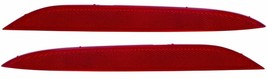 FITS KIA FORTE 2014-2015 RIGHT LEFT REAR REFLECTORS BUMPER LIGHT LAMP PAIR - $37.62