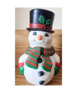 Vintage Avon Snowman Top Hat Salt &amp; Pepper Shaker Set w/ Original Box St... - $11.66
