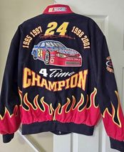 Jeff Gordon #24 Chase Authentic Nascar Mens Size XL Faux Leather Coat KG JD - $74.24