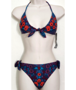 MARC JACOBS MADDY BOTANICAL FLORAL 2PC BOW BIKINI SWIMSUIT SZ MNWT! - $69.99