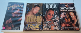 WWF VHS Lot - The Rock - Backlash Know Your Role Eve Destruction People&#39;s Champ - £21.10 GBP