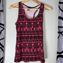 Rue 21 graphic racerback tank top size large - £7.83 GBP