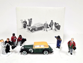 Department 56 &quot;Steppin&#39; Out On the Town&quot; Heritage Village 4pc Figurine Set 58885 - $21.21