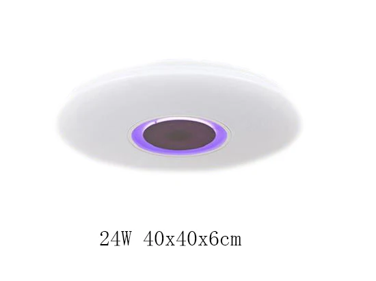 RGB Bluetooth LED Music Ceiling Lights APP Remote Control Acrylic Dimming LED La - £140.34 GBP