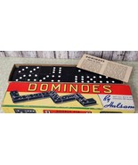 Dominoes - Vintage Set Double Six Dominoes By Halsam Family Game Night G... - €8,06 EUR