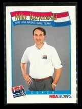 Vintage 1990-91 Nba Hoops Basketball Card #588 Mike Krzyzewski Usa Olympic Coach - £3.30 GBP