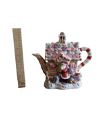 Vtg Fitz &amp; Floyd Porcelain Christmas Candy Lane Express Santas Candy Sho... - $38.00