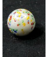 Beautiful Milk Glass &amp; Colored Chips VACOR FRUITY PEBBLE MARBLE Mint Clean - £5.30 GBP