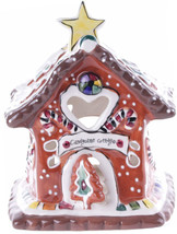 Candle Cane Cottage 928134 Ceramic Candle House 6.25&quot; H Blue Sky - $38.61
