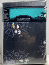 The Nightmare Before Christmas Vinyl Tablecloth 60 x 84 Tim Burtons - £10.16 GBP