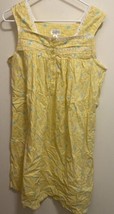 Classic Elements Womens Nightgown Duster Yellow Size S Bust 38” Length 3... - £4.55 GBP