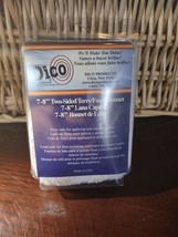 DICO Terry Cloth Polishing Bonnet 7-8&quot; Two-Sided NEW - £7.00 GBP