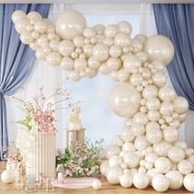 Pearl White Balloons, Double Stuffed White Balloons Different Sizes 5/10/12/18 I - £13.49 GBP