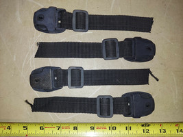 21YY74 SET OF 4 NYLON STRAP DISCONNECTS (STRAP TO ONE SIDE, ANCHORED OTH... - £4.58 GBP