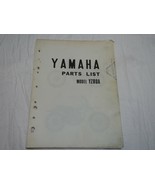 1974 Yamaha YZ80 Parts book manual catalog diagram List  - $42.12