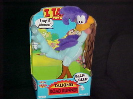 13&quot; Talking Road Runner Poseable Plush Stuffed Toy With Box By Tyco 1994 Works - £118.69 GBP