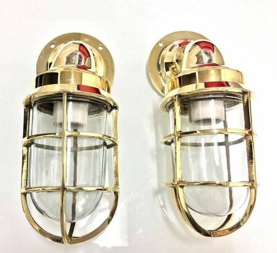 Vintage Wall Lights Brass,Wall Sconce Lamp Retro Brass Light Head for Ho... - $93.04